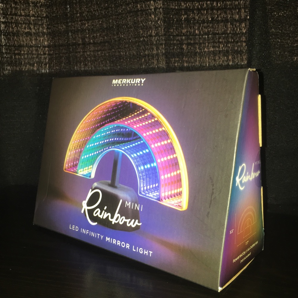 Mini Rainbow LED infinity mirror light